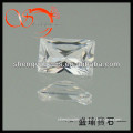 wholesale on alibaba 4x6mm rectangle cut white cubic zirconia